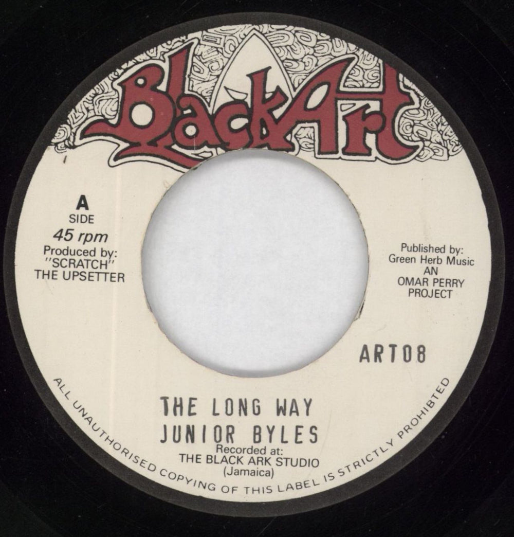 The Upsetters The Long Way UK 7" vinyl single (7 inch record / 45) ART08