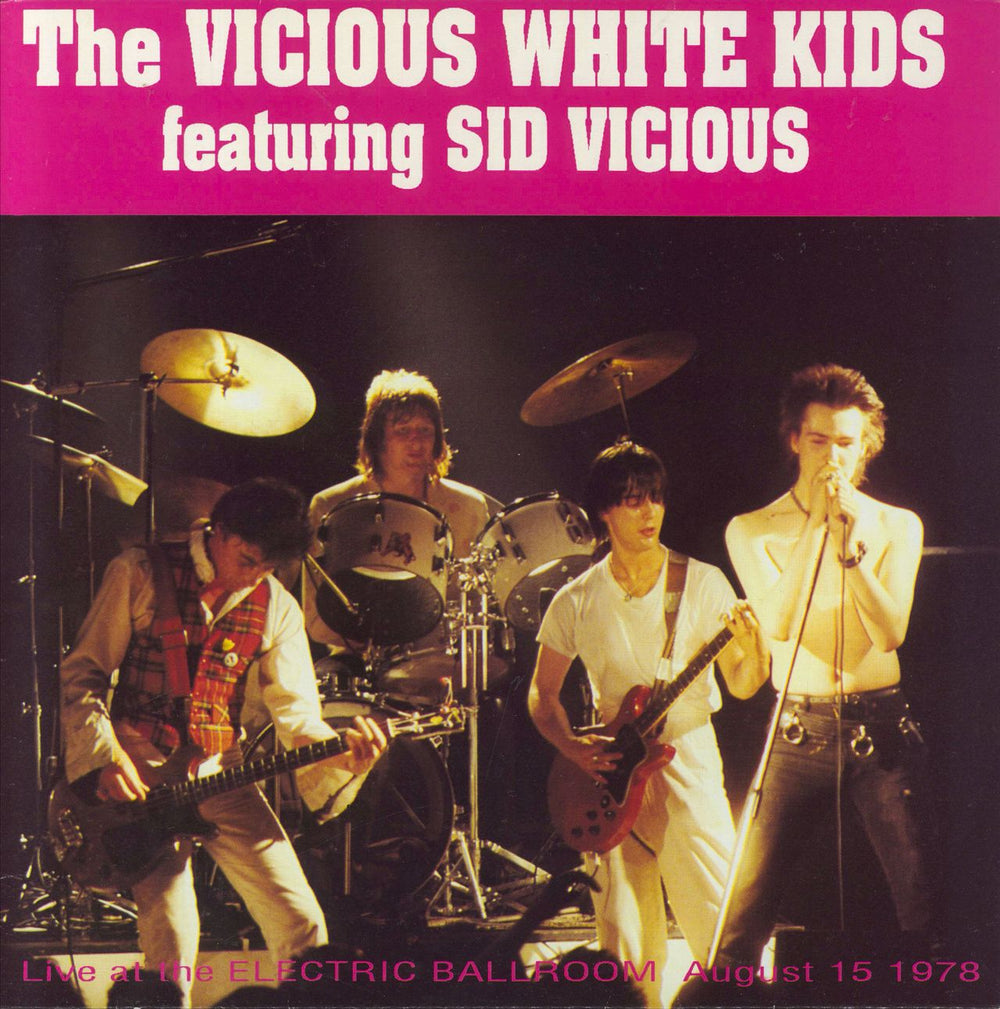 The Vicious White Kids The Vicious White Kids - White Vinyl UK vinyl LP album (LP record) STRLP601