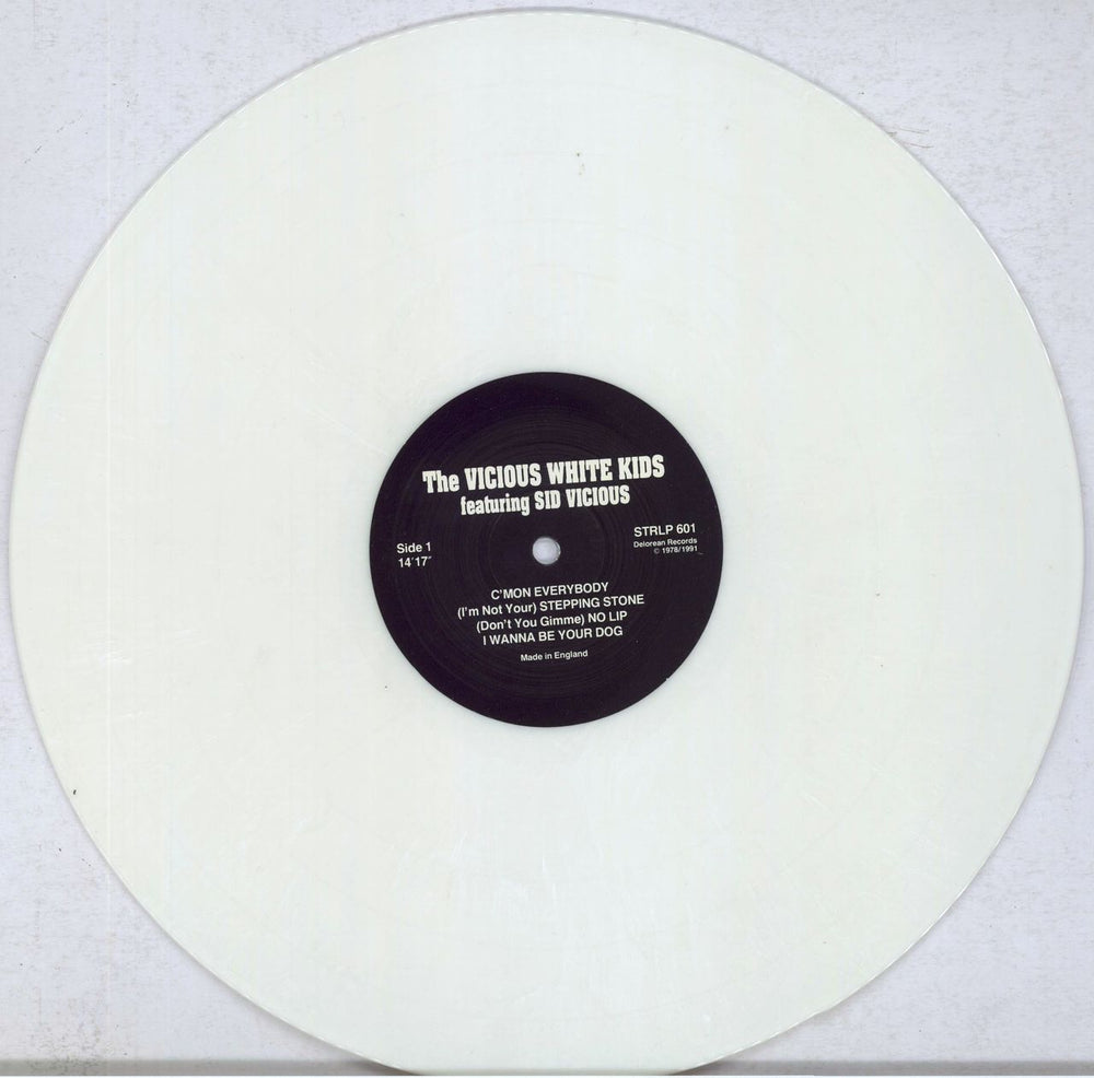 The Vicious White Kids The Vicious White Kids - White Vinyl UK vinyl LP album (LP record) VCDLPTH832609