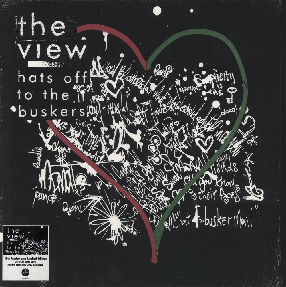 The View Hats Off To The Buskers - RSD17 - 180gm Clear Vinyl UK vinyl LP album (LP record) DEMREC215