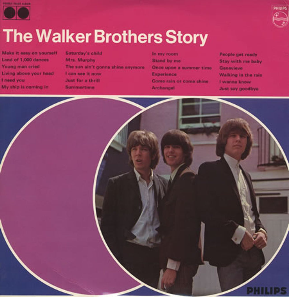 The Walker Brothers The Walker Brothers Story UK 2-LP vinyl record set (Double LP Album) DBL002