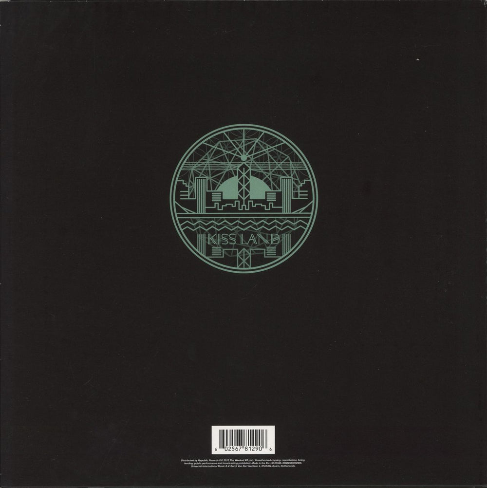 The Weeknd Kissland UK 2-LP vinyl record set (Double LP Album)