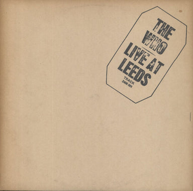 The Who Live At Leeds - 1st Black - Complete - Tuesday Poster UK vinyl LP album (LP record) 2406001