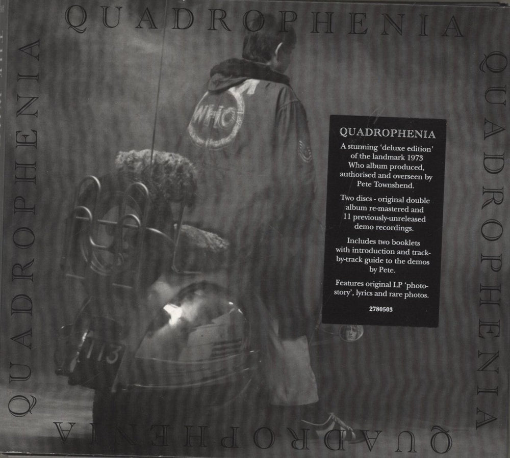 The Who Quadrophenia - Deluxe Edition - Hype Stickered sleeve UK 2 CD album set (Double CD) 2780503