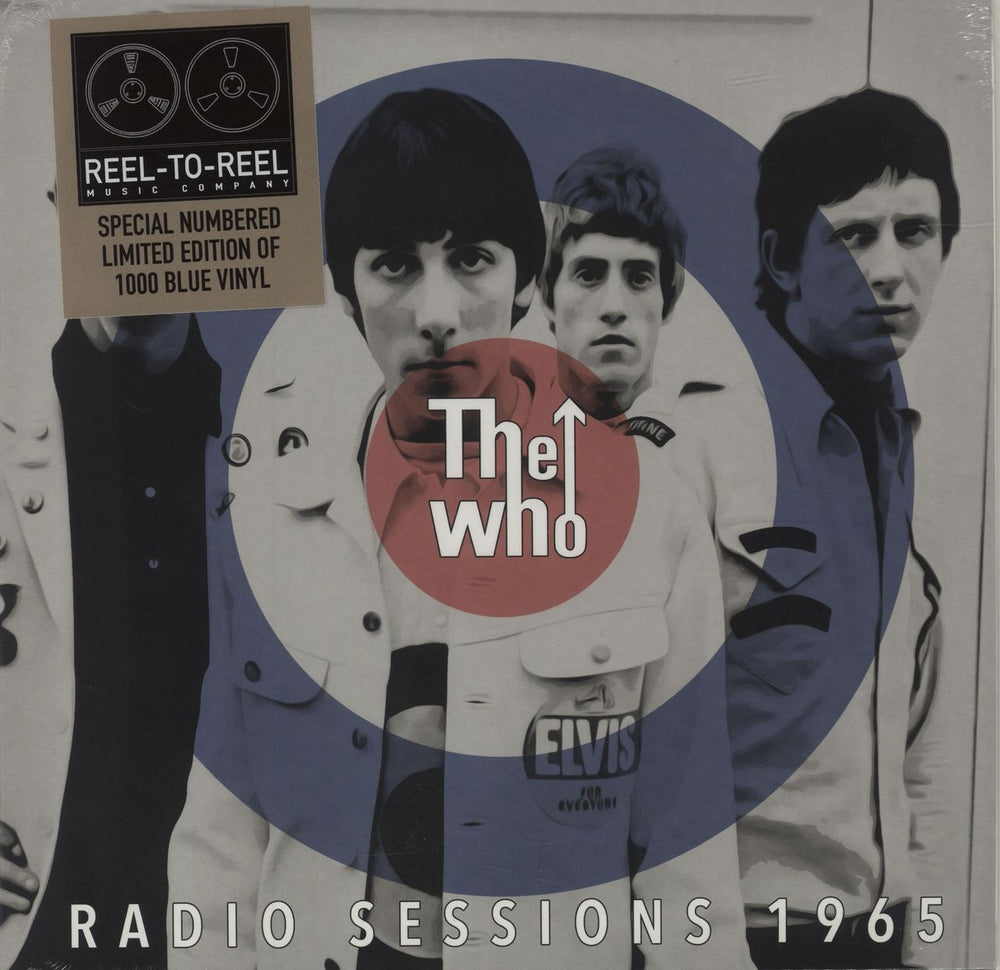The Who Radio Session's 1965 - Blue Vinyl + Numbered Sleeve - Sealed UK 10" vinyl single (10 inch record) REELTOREELLP16