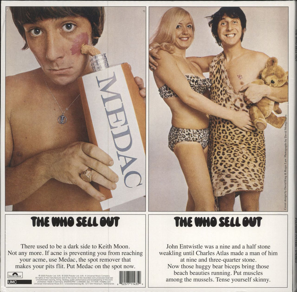 The Who The Who Sell Out - Stereo Remastered Black Vinyl + Poster UK 2-LP vinyl record set (Double LP Album) 602577114359
