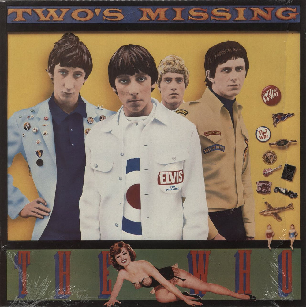 The Who Two's Missing - A/B1-U - Shrink UK vinyl LP album (LP record) 837558-1