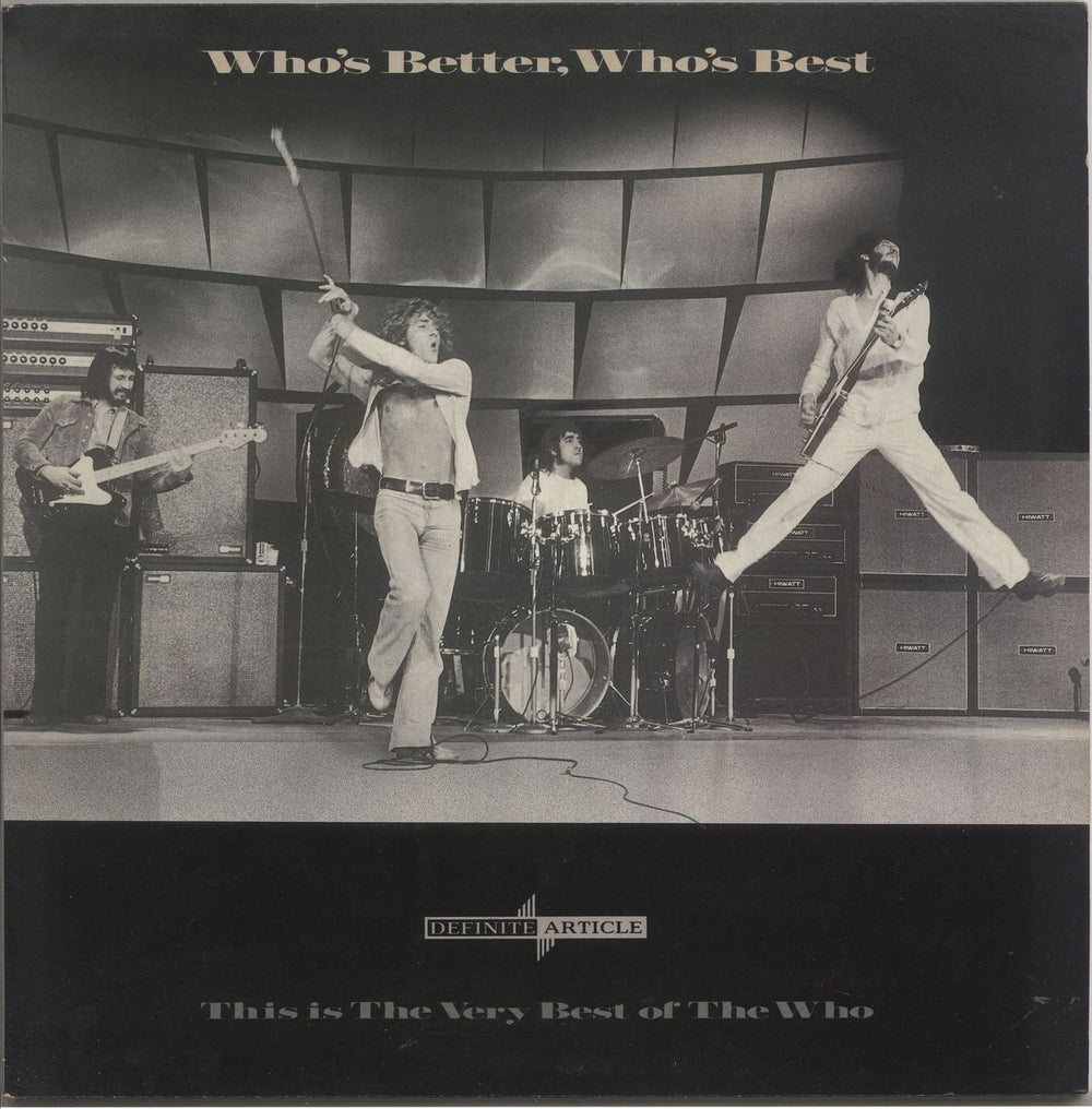 The Who Who's Better, Who's Best - EX UK vinyl LP album (LP record) WTV1