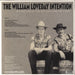 The William Loveday Intention Will There Ever Be A Day That You're Hung Like A Thief UK vinyl LP album (LP record) 5020422054516