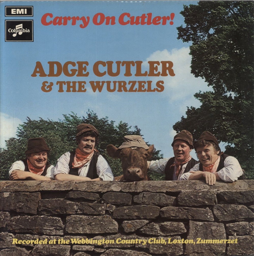 The Wurzels Carry On Cutler! UK vinyl LP album (LP record) SX6367