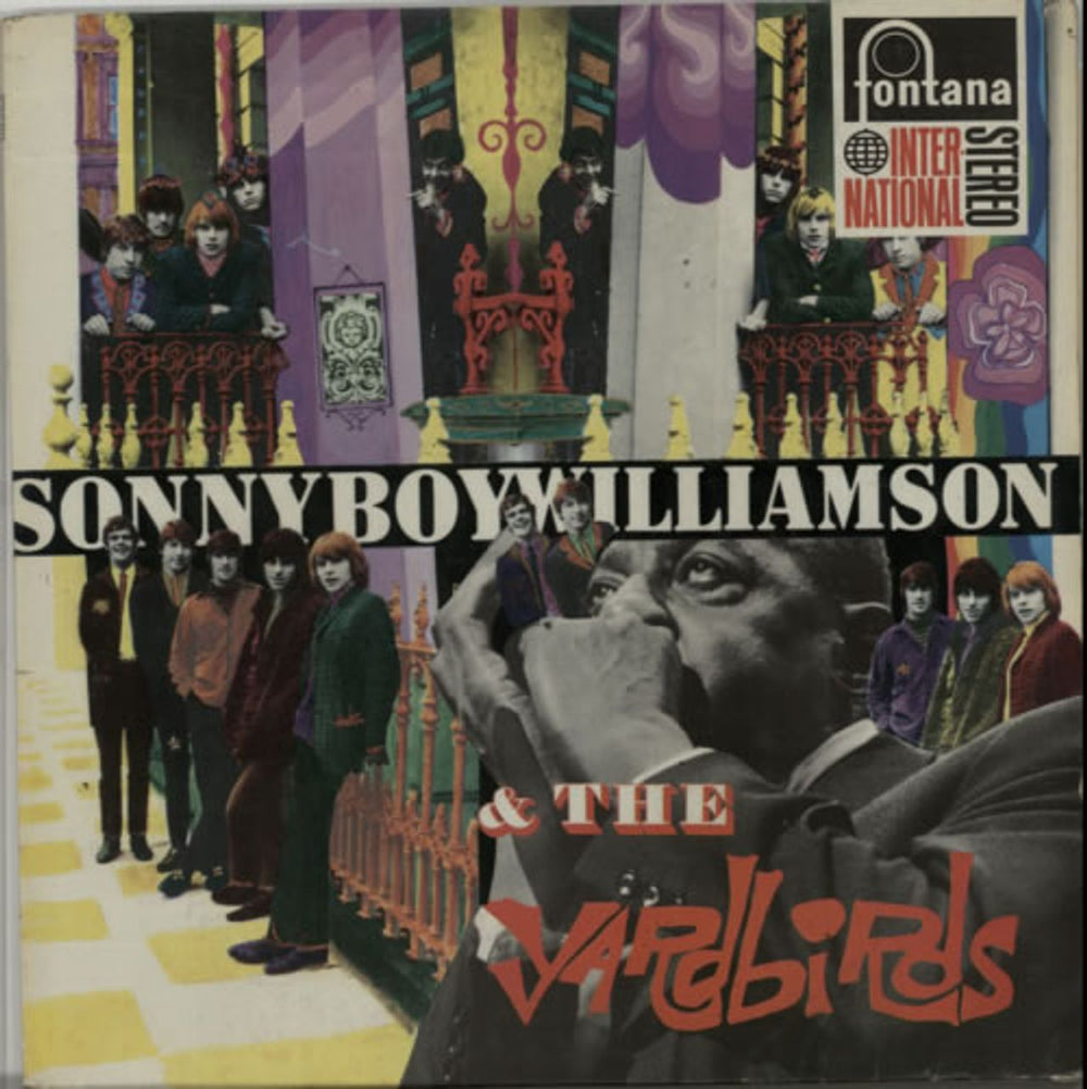 The Yardbirds Sonny Boy Williamson & The Yardbirds - 2nd UK vinyl LP album (LP record) SFJL960