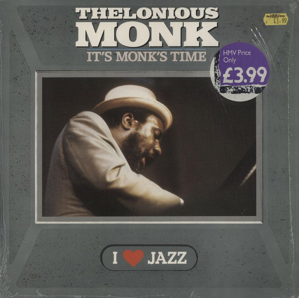 Thelonious Monk It's Monk's Time - Open Shrink Dutch vinyl LP album (LP record) 4508681