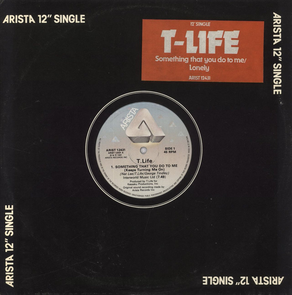 Theodore Life Something That You Do To Me (Keeps Turning Me On) UK 12" vinyl single (12 inch record / Maxi-single) ARIST12431