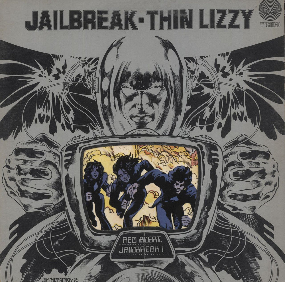 Thin Lizzy Jailbreak - 1st - VG UK vinyl LP album (LP record) 9102008