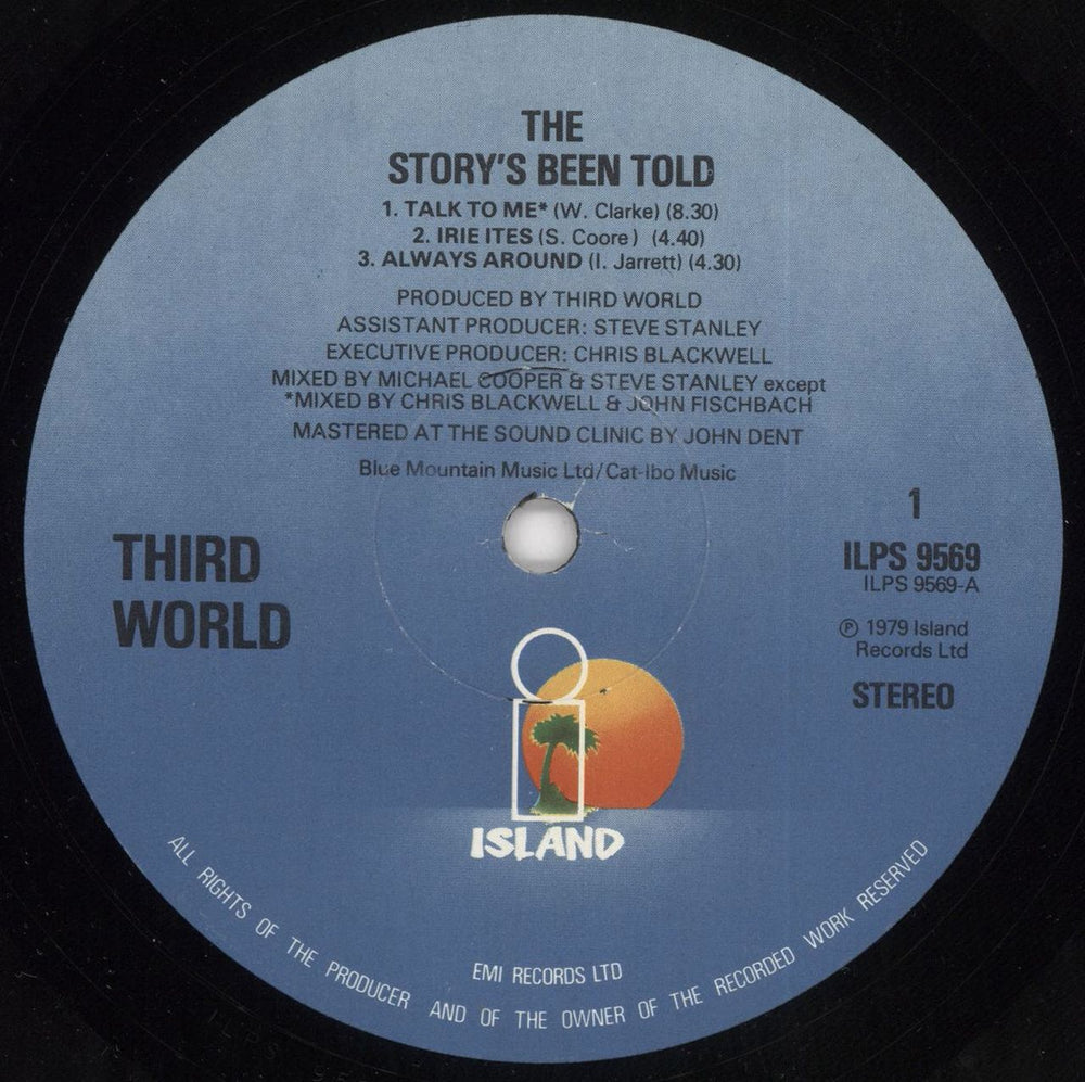 Third World The Story's Been Told UK vinyl LP album (LP record) TRWLPTH392225