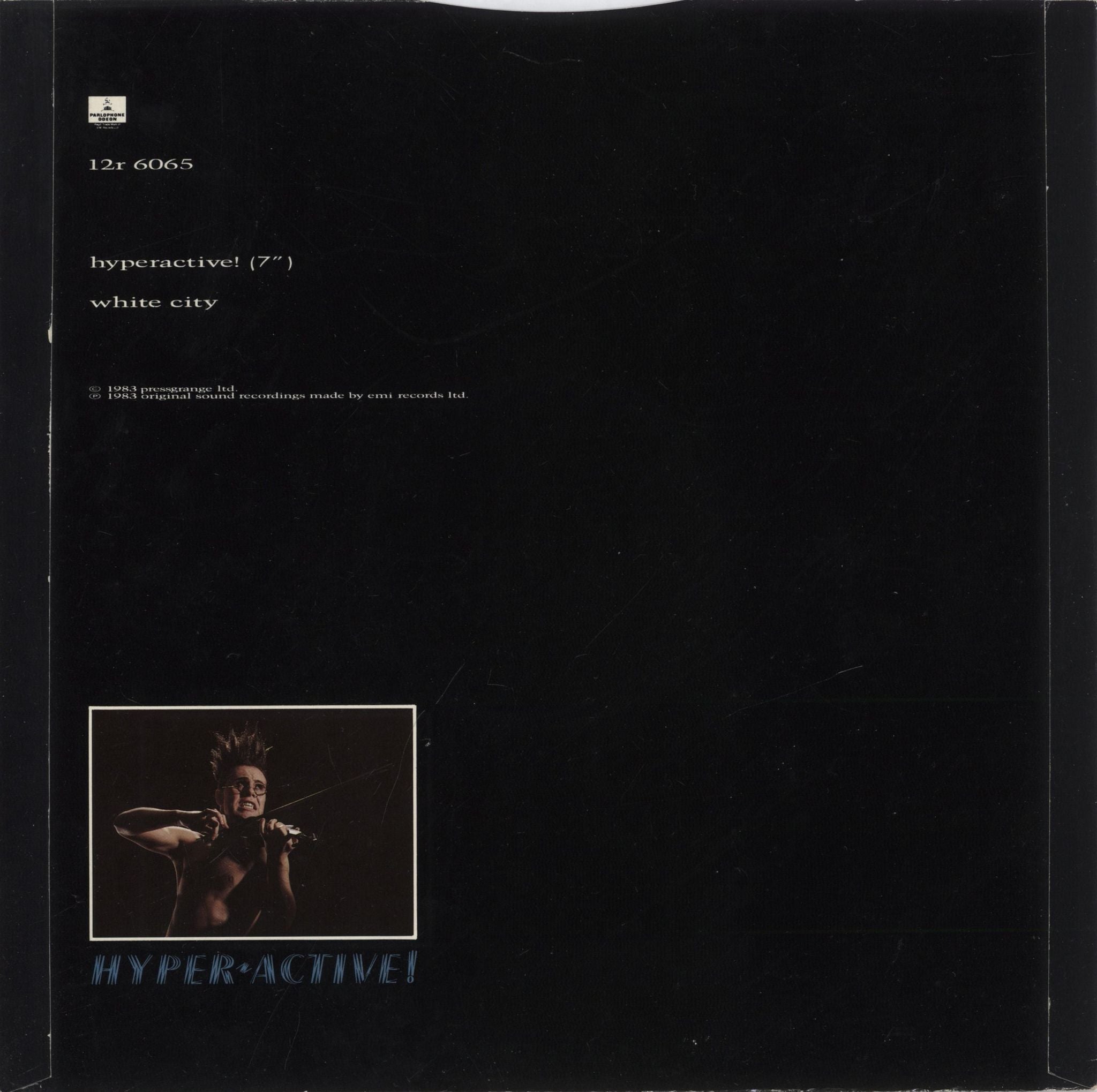 Thomas Dolby Hyperactive UK 12\" vinyl single (12 inch record / Maxi-single)