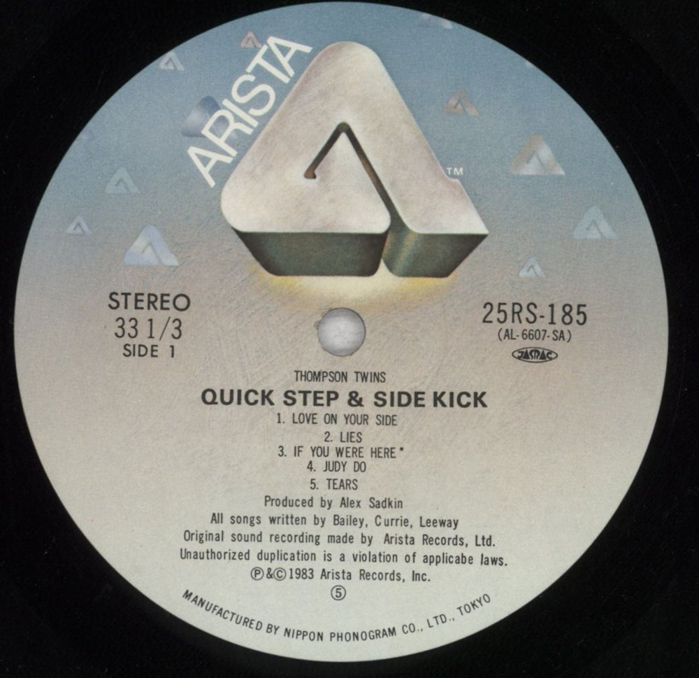 Thompson Twins Quick Step & Side Kick Japanese vinyl LP album (LP record) TWILPQU837083