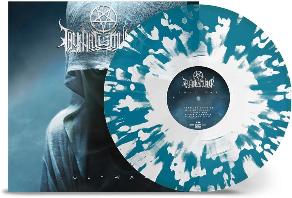 Thy Art Is Murder Holy War - Green w/ White Splatter Vinyl - Sealed UK vinyl LP album (LP record) 070LPHO880623