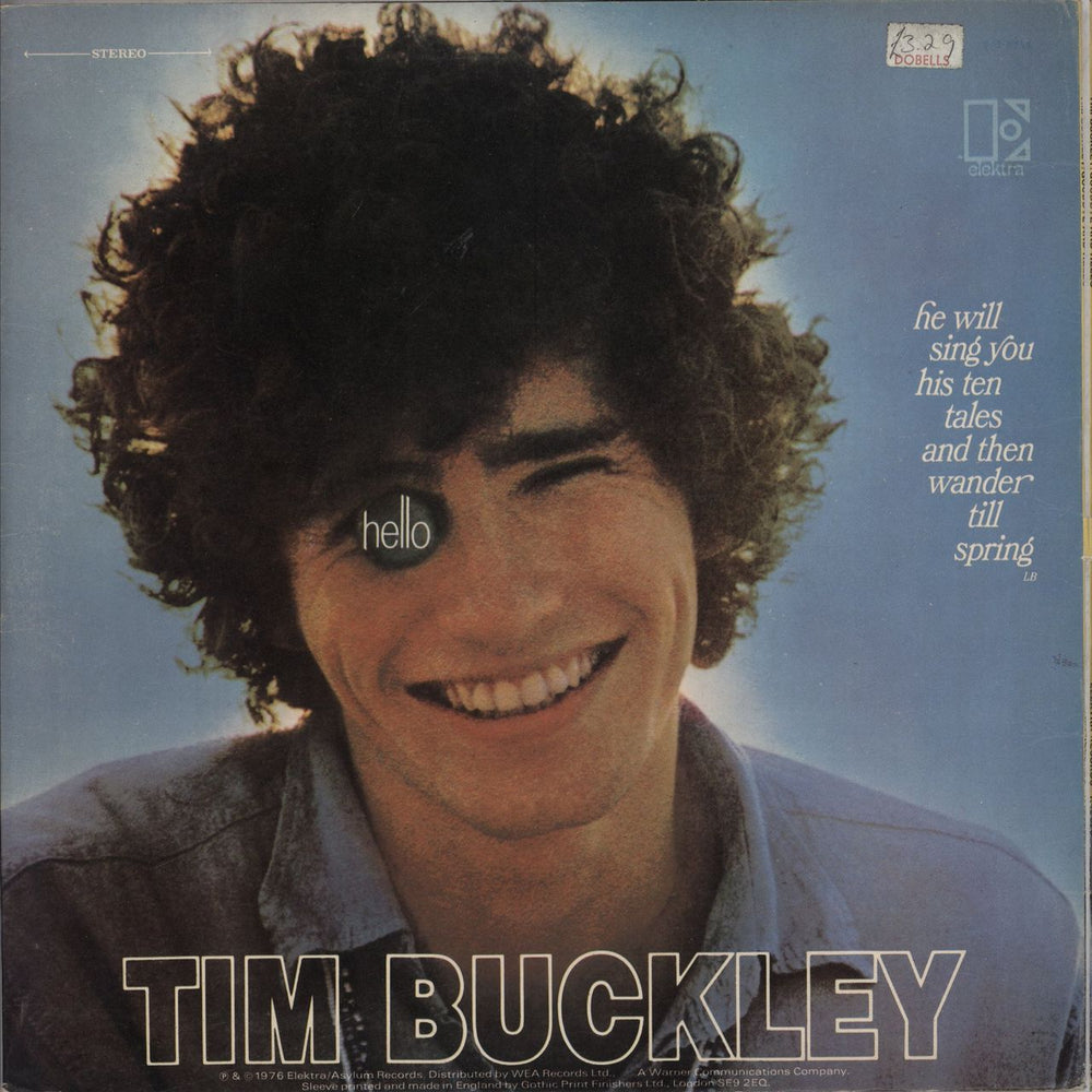 Tim Buckley Goodbye And Hello - 2nd - VG UK vinyl LP album (LP record)