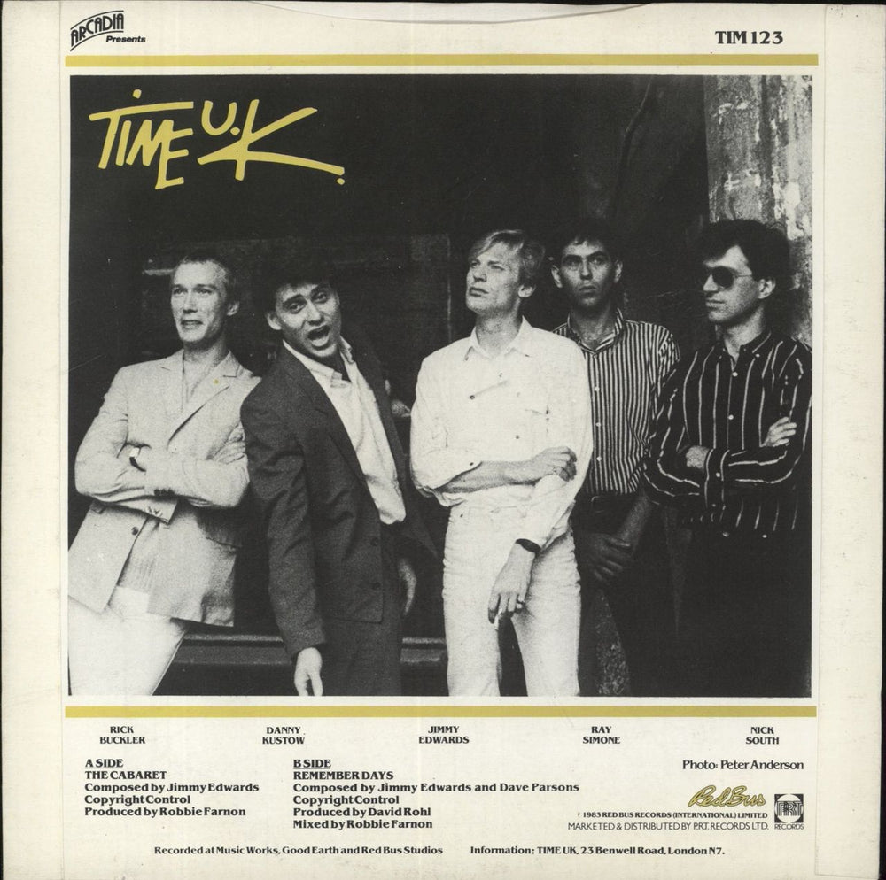 Time UK The Cabaret UK 7" vinyl single (7 inch record / 45)