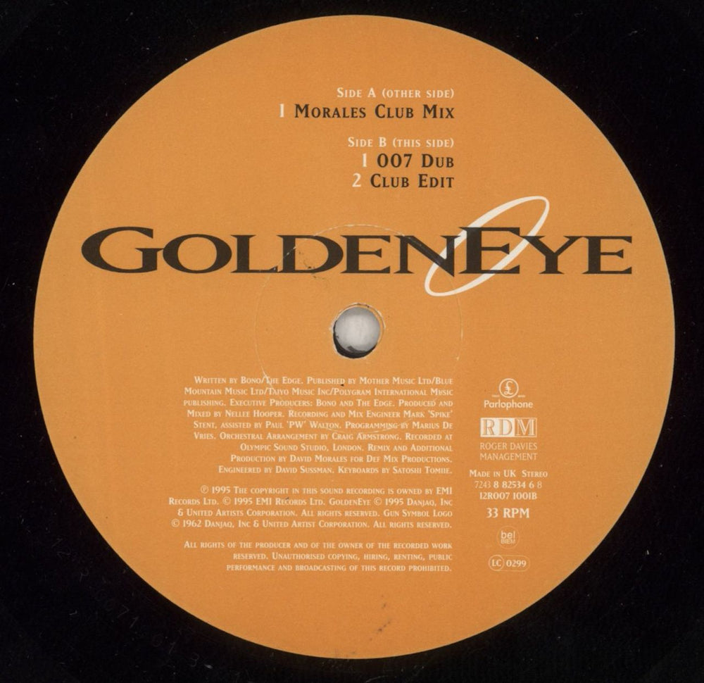 Tina Turner GoldenEye UK 12" vinyl single (12 inch record / Maxi-single) 12R0071001