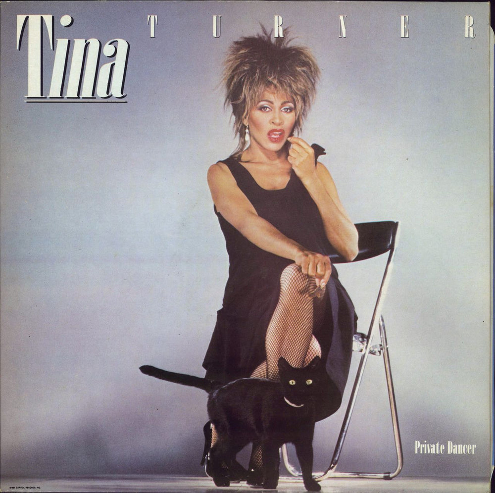 Tina Turner Private Dancer - Not For Sale sticker UK vinyl LP album (LP record) TINA1