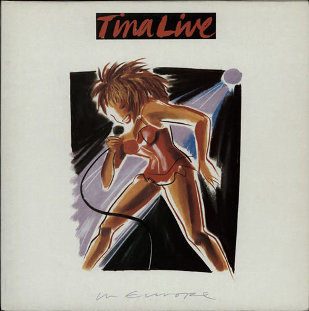 Tina Turner Tina Live In Europe + Booklet UK 2-LP vinyl record set (Double LP Album) ESTD1