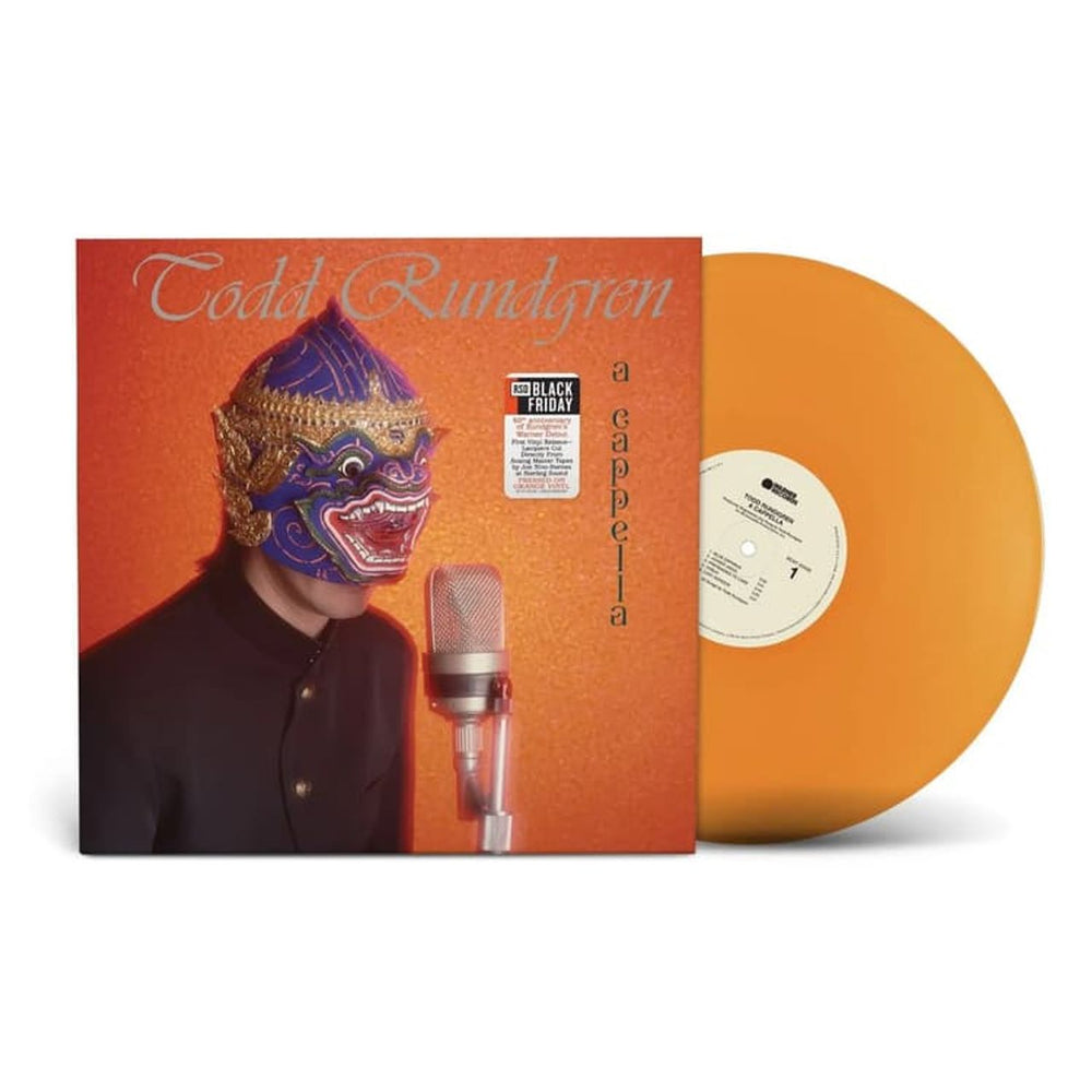 Todd Rundgren A Capella - RSD Black Friday 2025 - 40th Anniversary Edition - Orange Vinyl - Sealed UK vinyl LP album (LP record) 81227809249