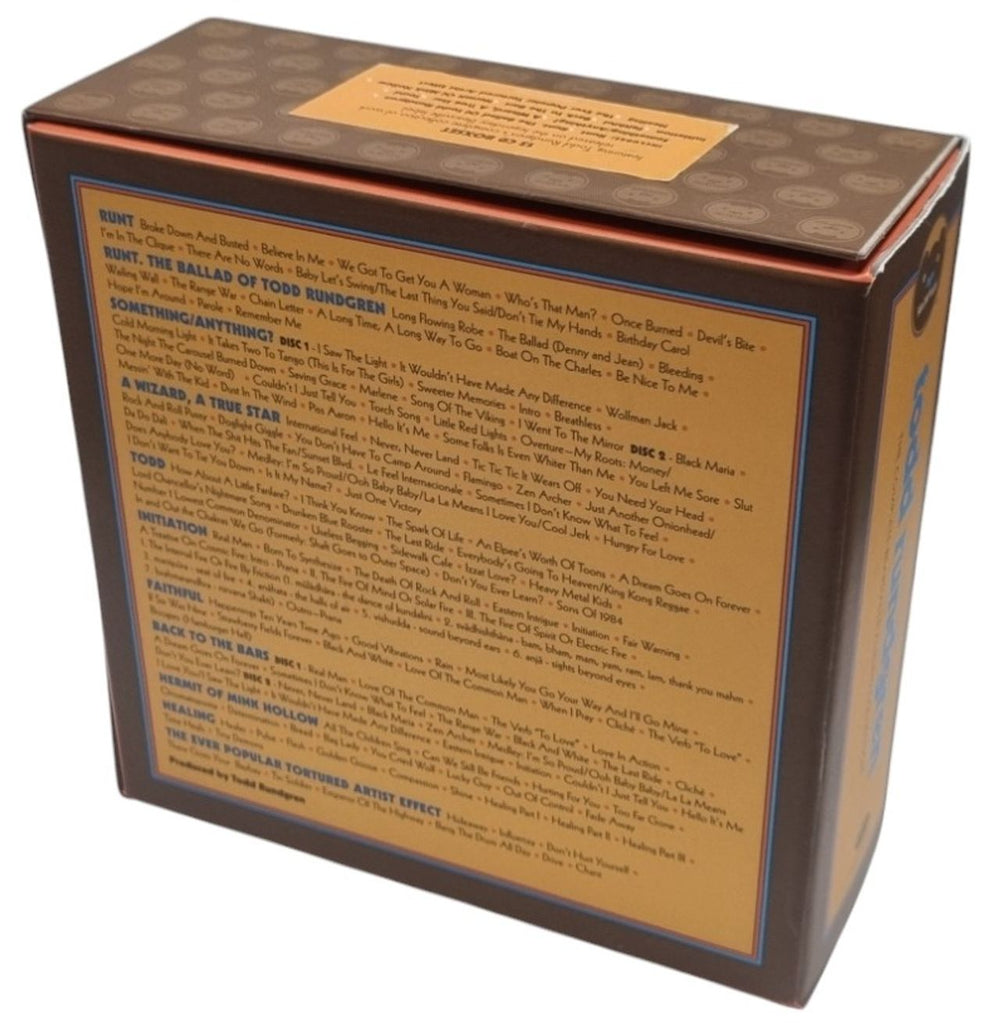 Todd Rundgren The Complete Bearsville Albums Collection UK CD Album Box Set TODDXTH855470