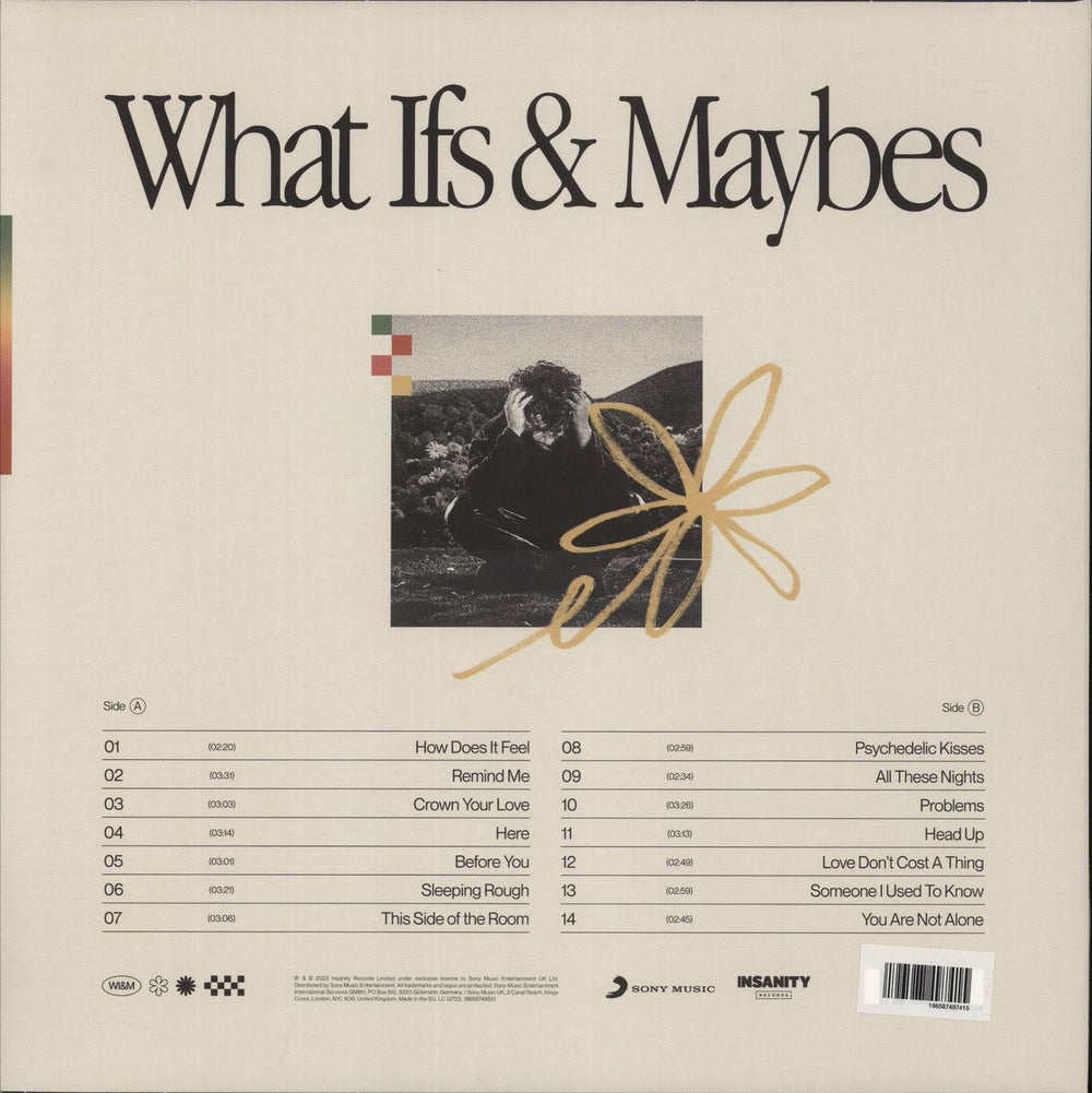 Tom Grennan What Ifs & Maybes - Orange Vinyl UK vinyl LP album (LP record) 196587497415