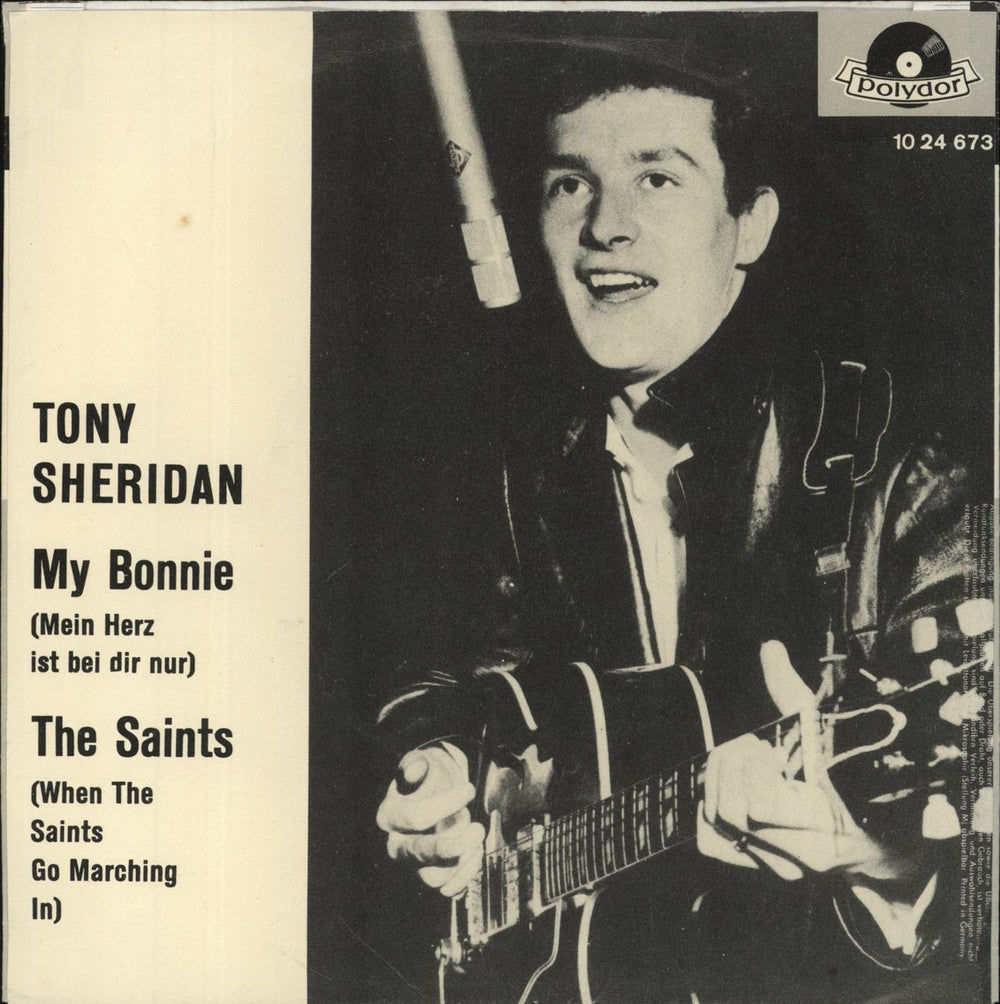 Tony Sheridan My Bonnie German 7" vinyl single (7 inch record / 45)