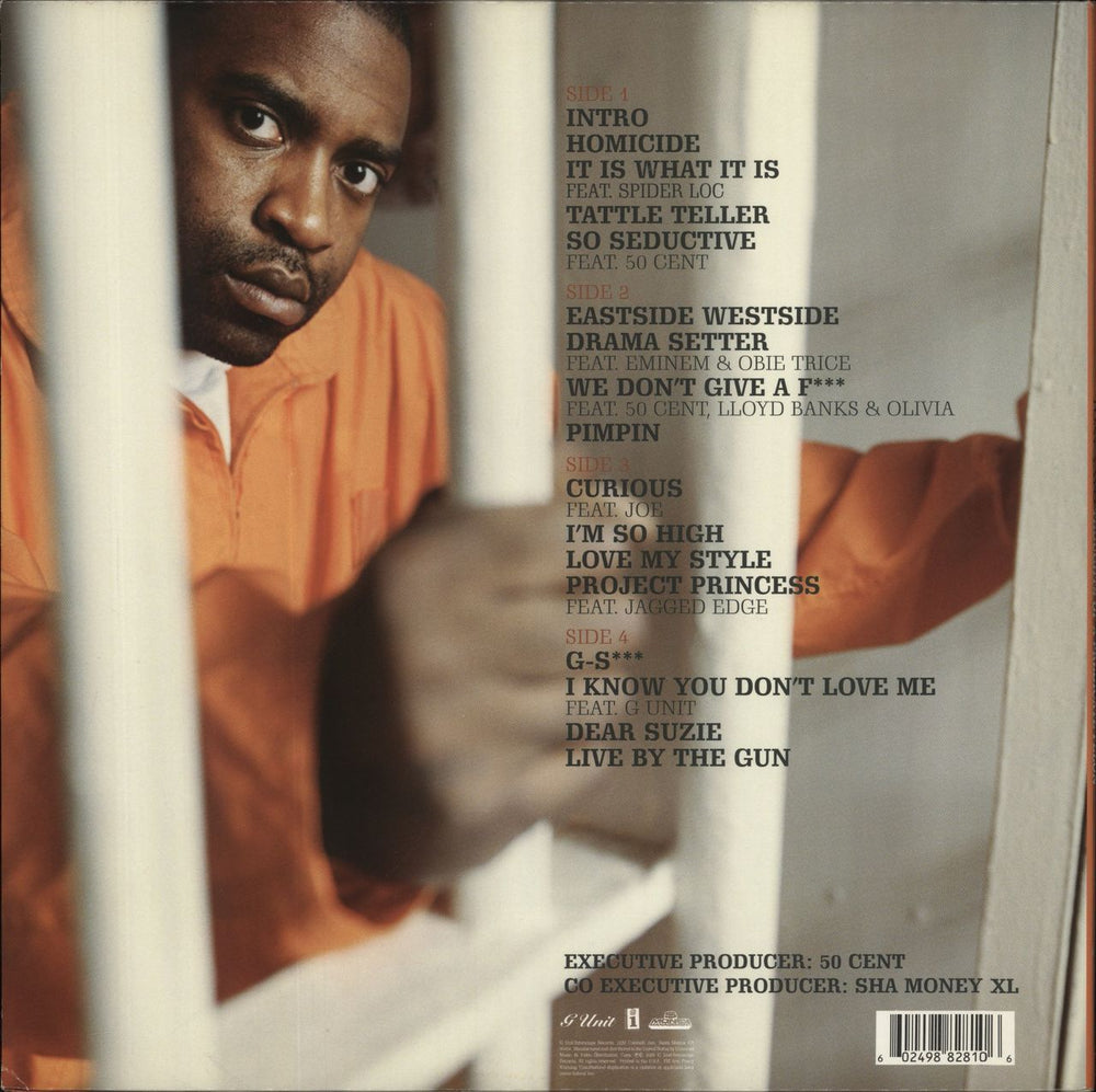 Tony Yayo Thoughts Of A Predicate Felon US 2-LP vinyl record set (Double LP Album) 602498828106