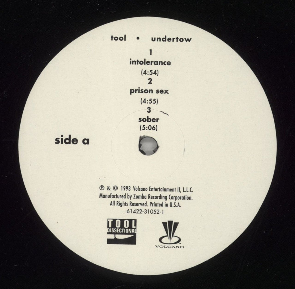 Tool Undertow - 2006 Pressing US 2-LP vinyl record set (Double LP Album) OOT2LUN809521