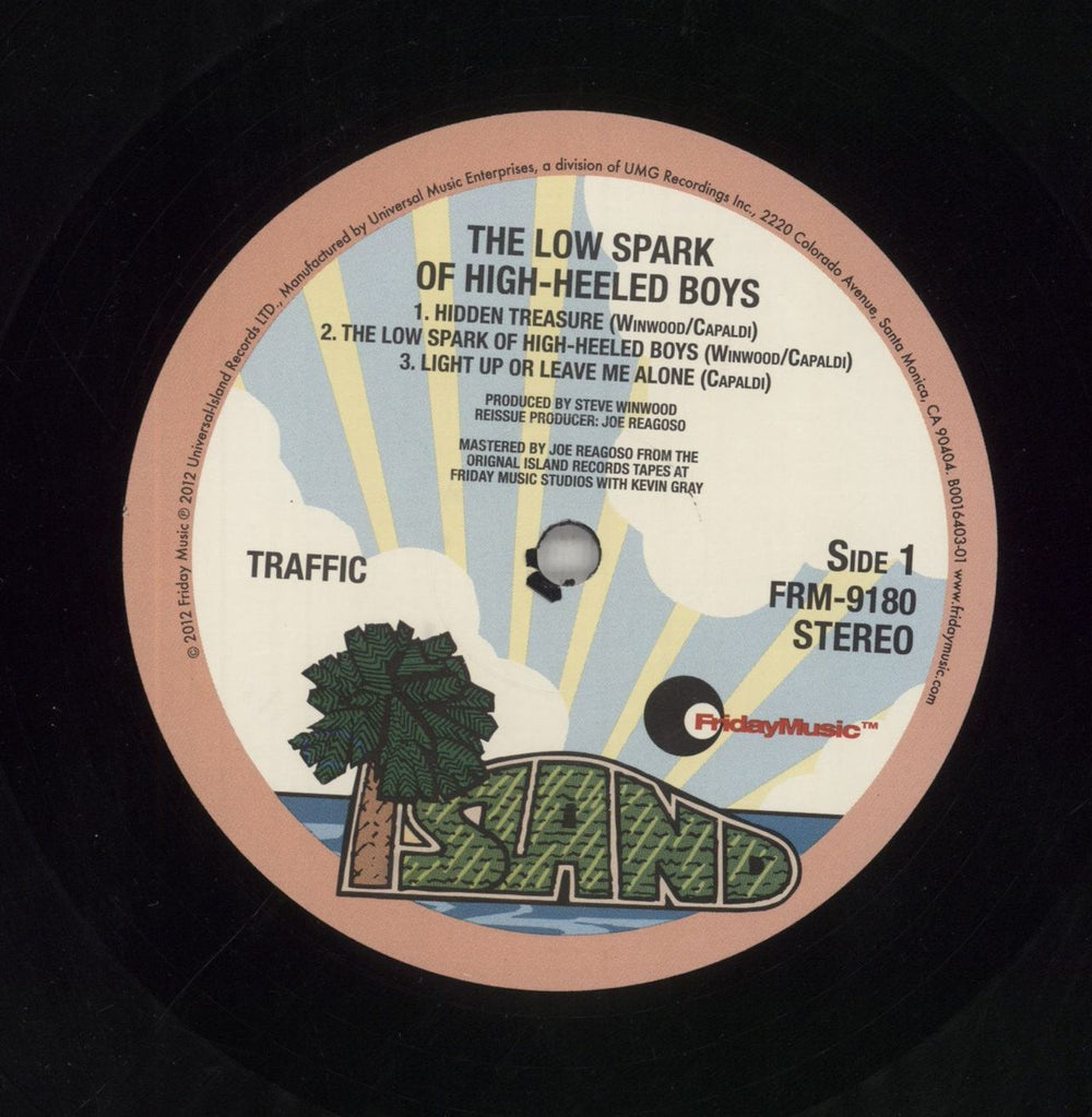 Traffic The Low Spark Of High Heeled Boys US vinyl LP album (LP record) TRFLPTH764187