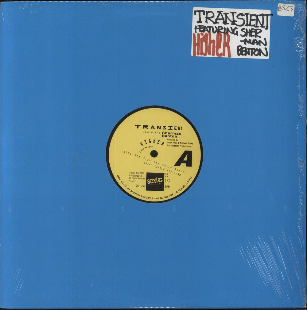 Transient Higher US 12" vinyl single (12 inch record / Maxi-single) SBS1217