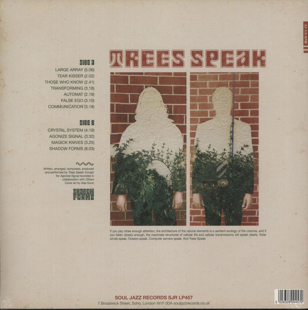Trees Speak Shadow Forms - Sealed UK vinyl LP album (LP record) 5026328004570