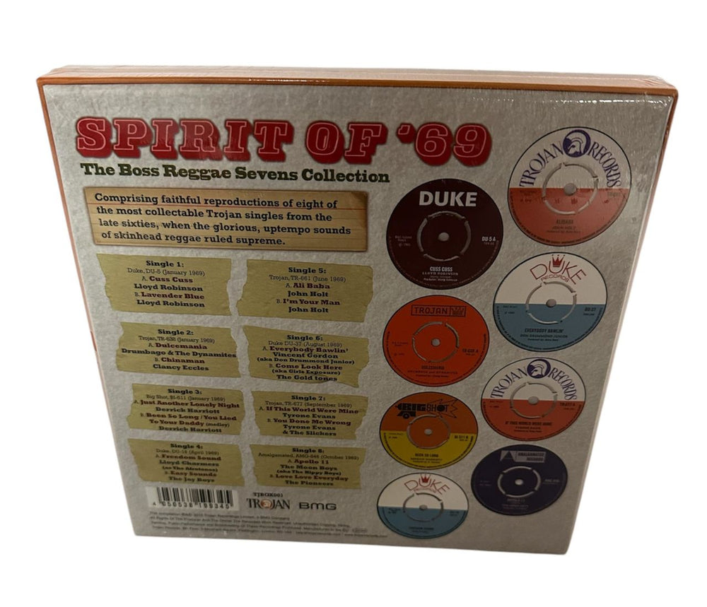 Trojan Records Spirit Of '69 - The Boss Reggae Sevens Collection - Sealed UK 7" single box set T067XSP849424