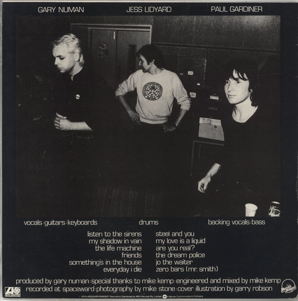 Tubeway Army Tubeway Army Australian vinyl LP album (LP record)