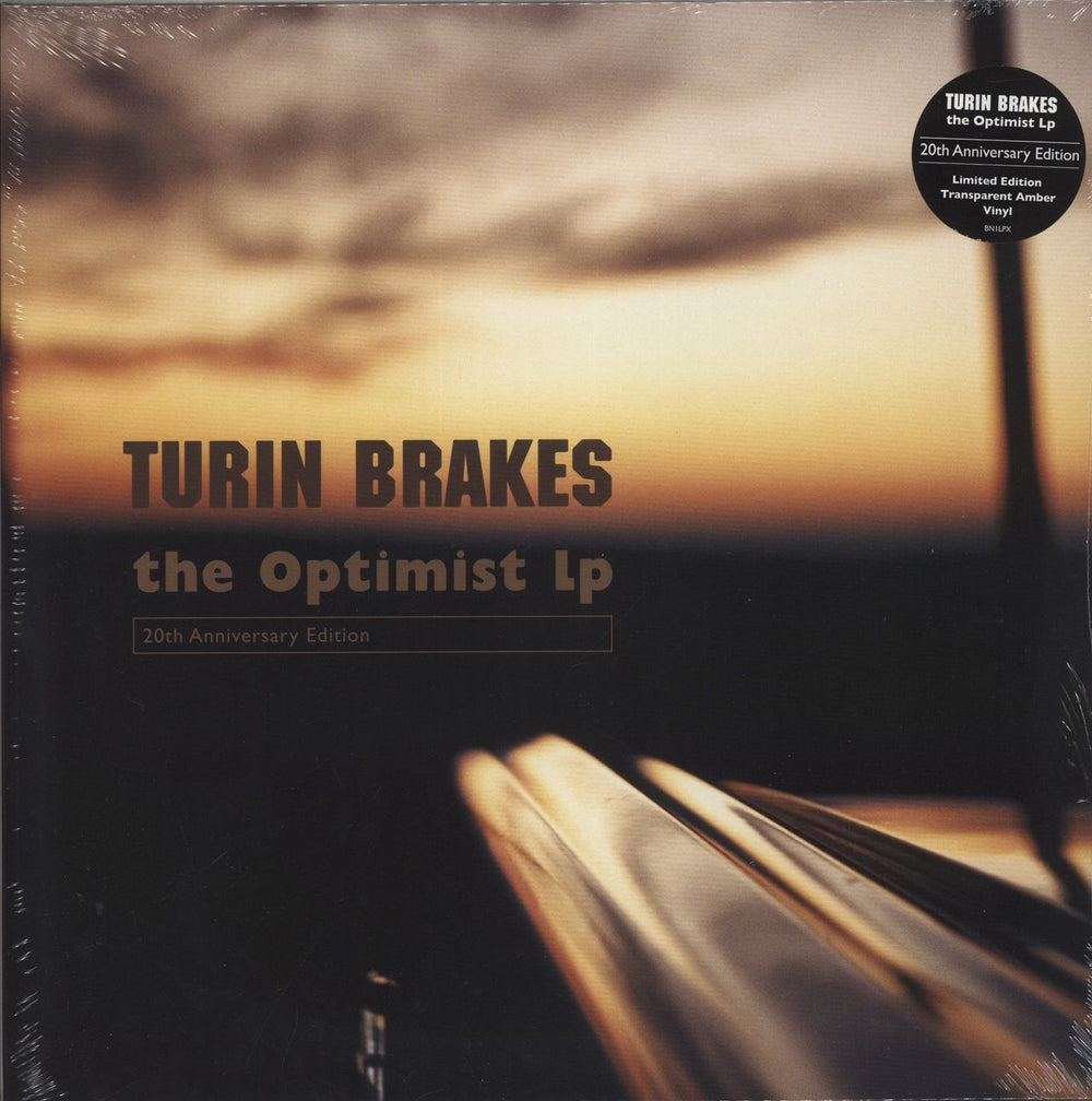 Turin Brakes The Optimist LP - Amber Transparent Vinyl + Signed Print - Sealed UK 2-LP vinyl record set (Double LP Album) BN1LPRS