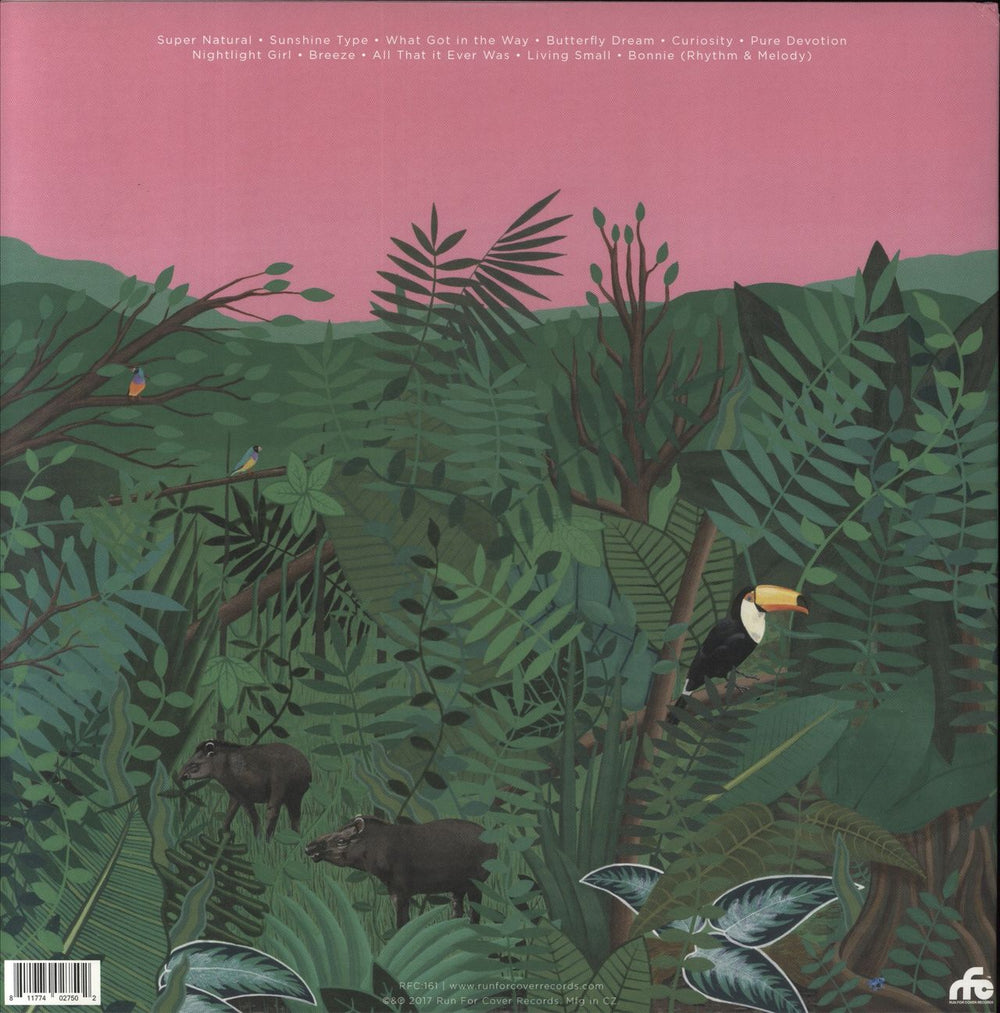 Turnover Good Nature - Neon Pink in Clear Vinyl US vinyl LP album (LP record)