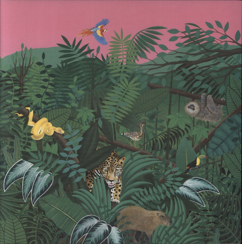 Turnover Good Nature - Neon Pink in Clear Vinyl US vinyl LP album (LP record) RFC:161