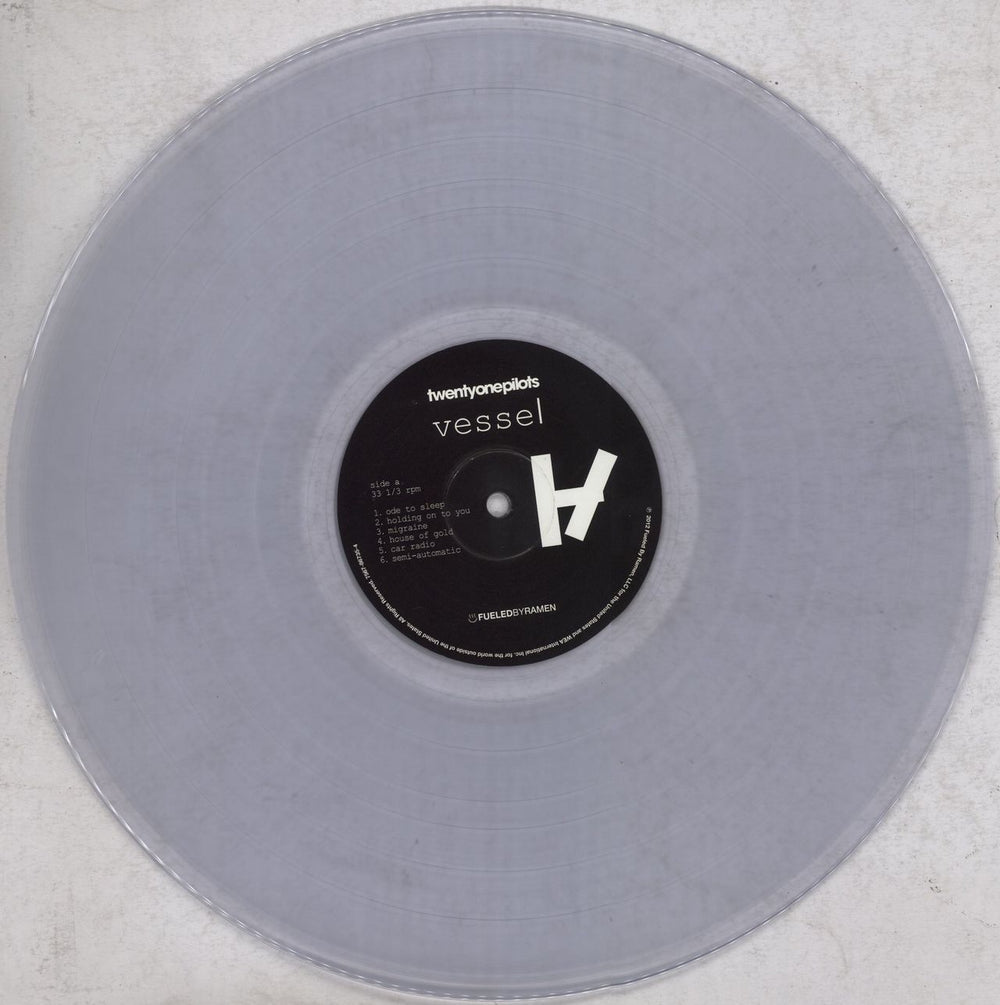 Twenty One Pilots Vessel - Clear Vinyl - EX UK vinyl LP album (LP record) Y2ZLPVE841556