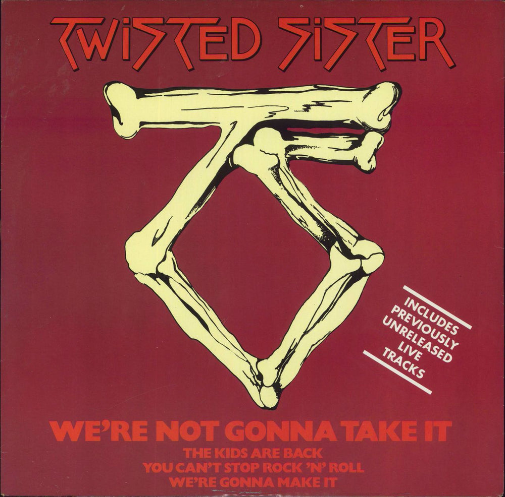 Twisted Sister We're Not Gonna Take It UK 12" vinyl single (12 inch record / Maxi-single) A9657T