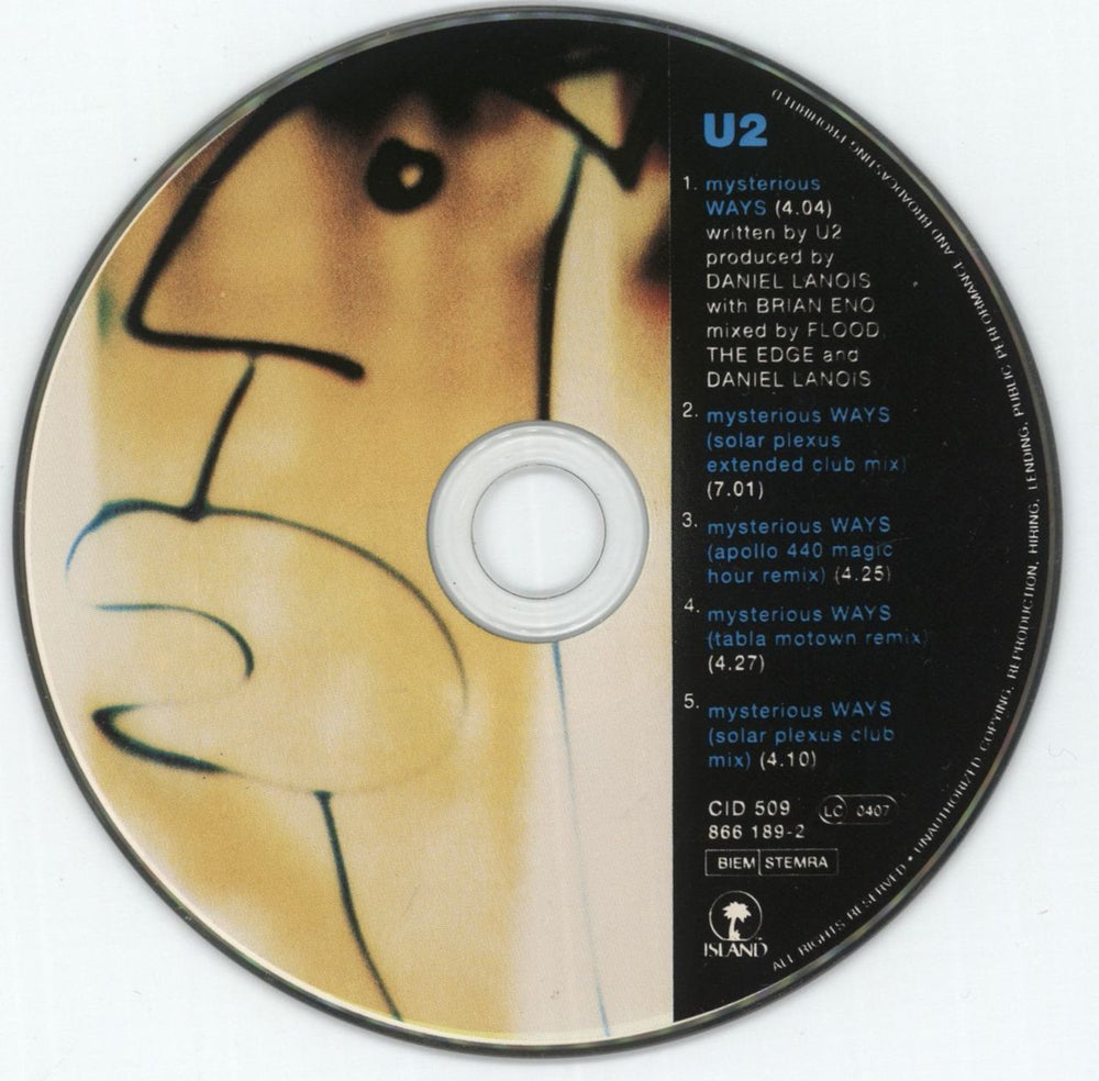 U2 Mysterious Ways - Digipak UK CD single (CD5 / 5") U-2C5MY11931