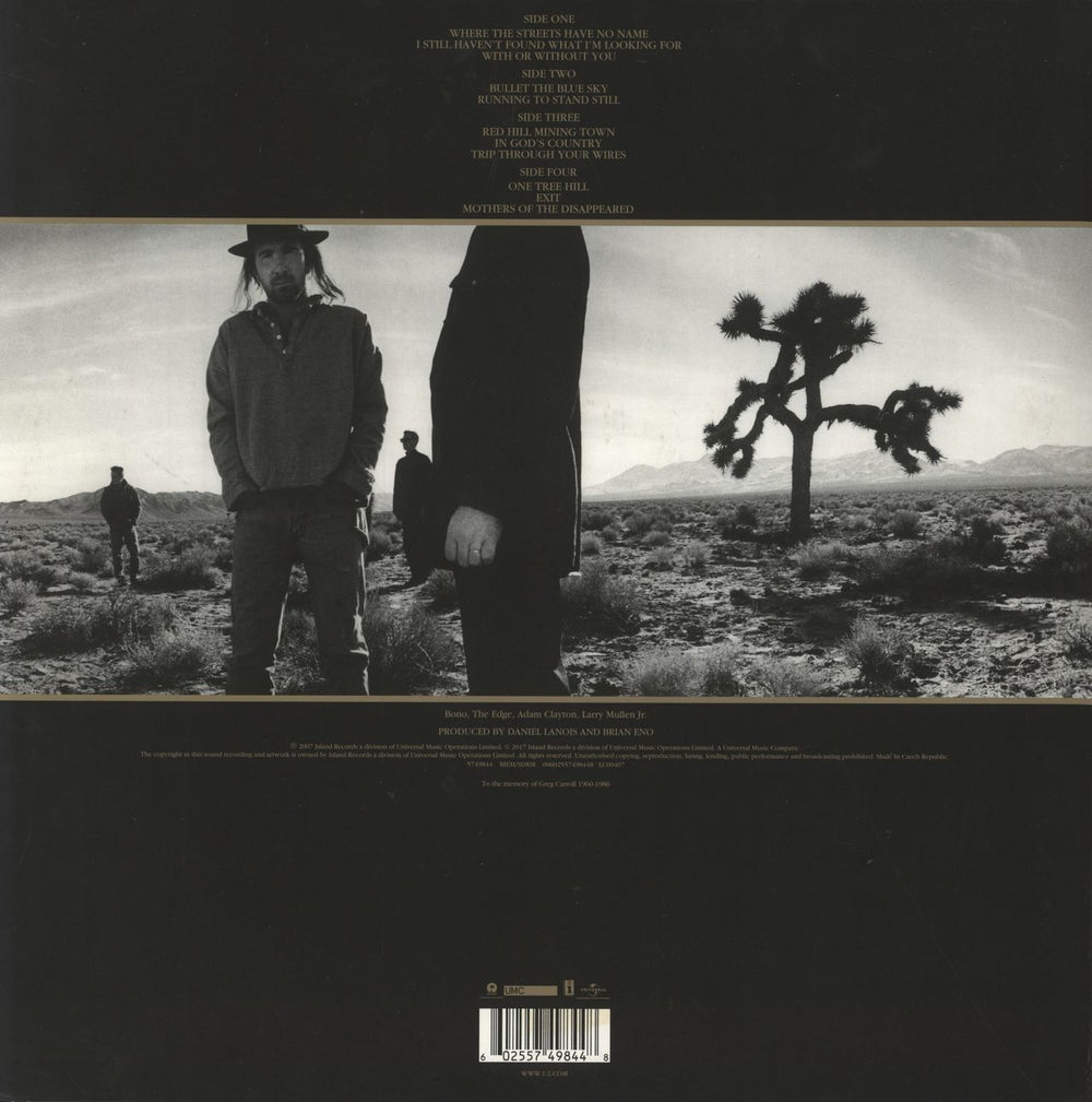 U2 The Joshua Tree - Remastered - Sealed UK 2-LP vinyl record set (Double LP Album) 602557498448