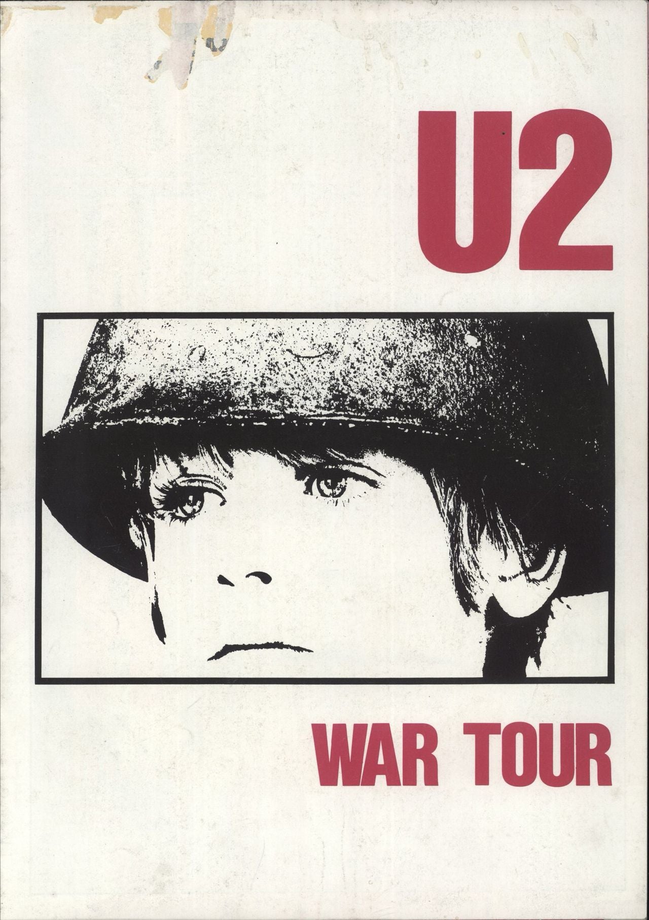 U2 War Tour - G UK tour programme TOUR PROGRAMME