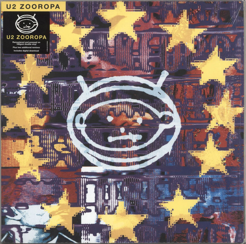 U2 Zooropa - Remastered 180 Gram Vinyl - Sealed UK 2-LP vinyl record set (Double LP Album) U292018