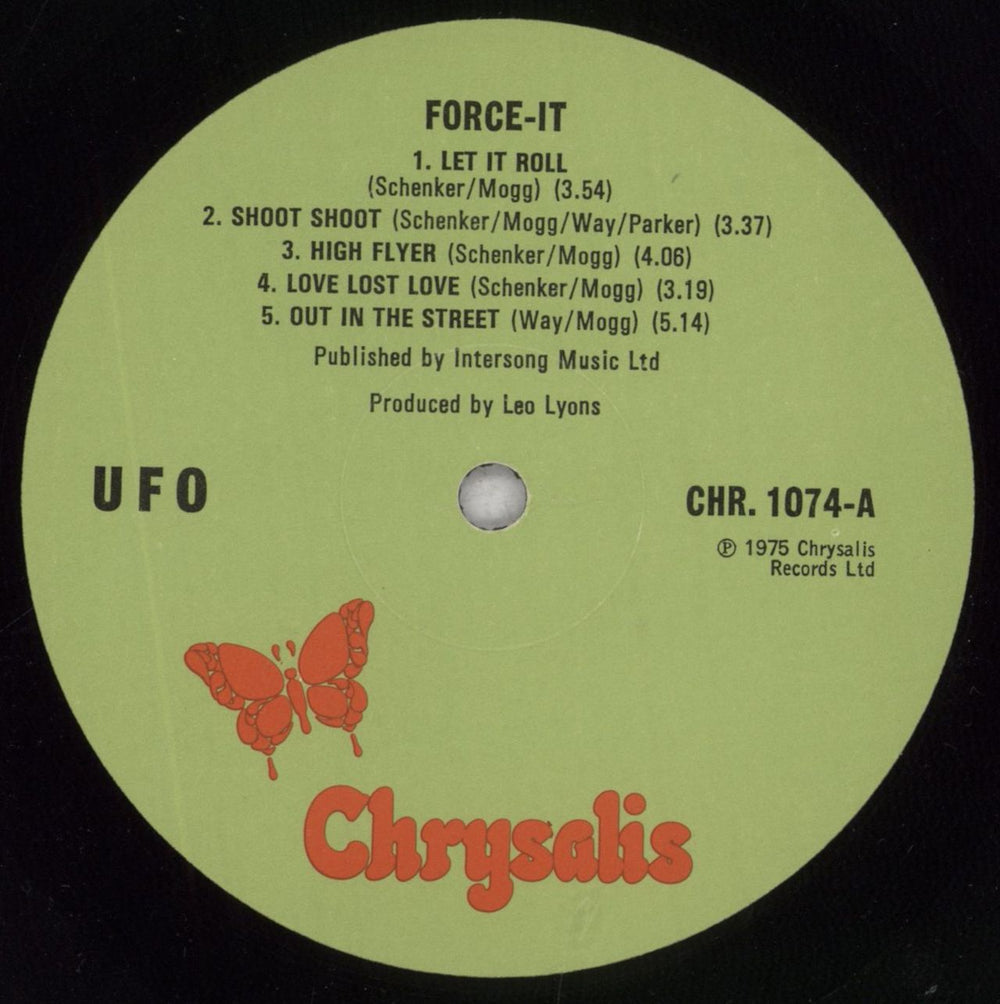 UFO Force It UK vinyl LP album (LP record) UFOLPFO309103