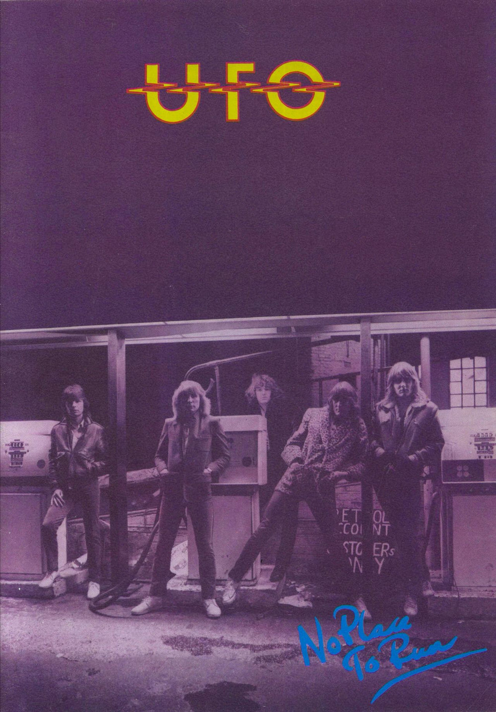 UFO No Place To Run + Ticket Stub & Review UK tour programme TOUR PROGRAMME