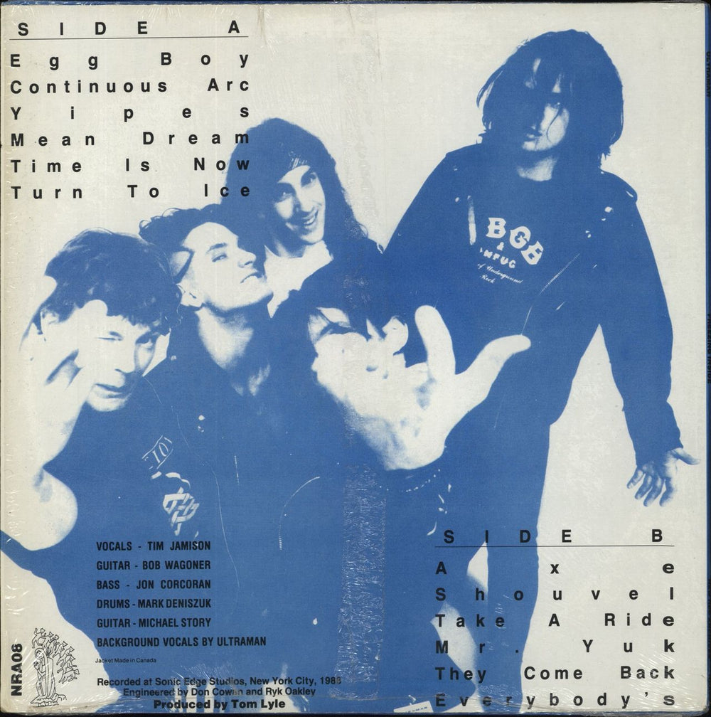 Ultraman Freezing Inside - Blue Vinyl US vinyl LP album (LP record)